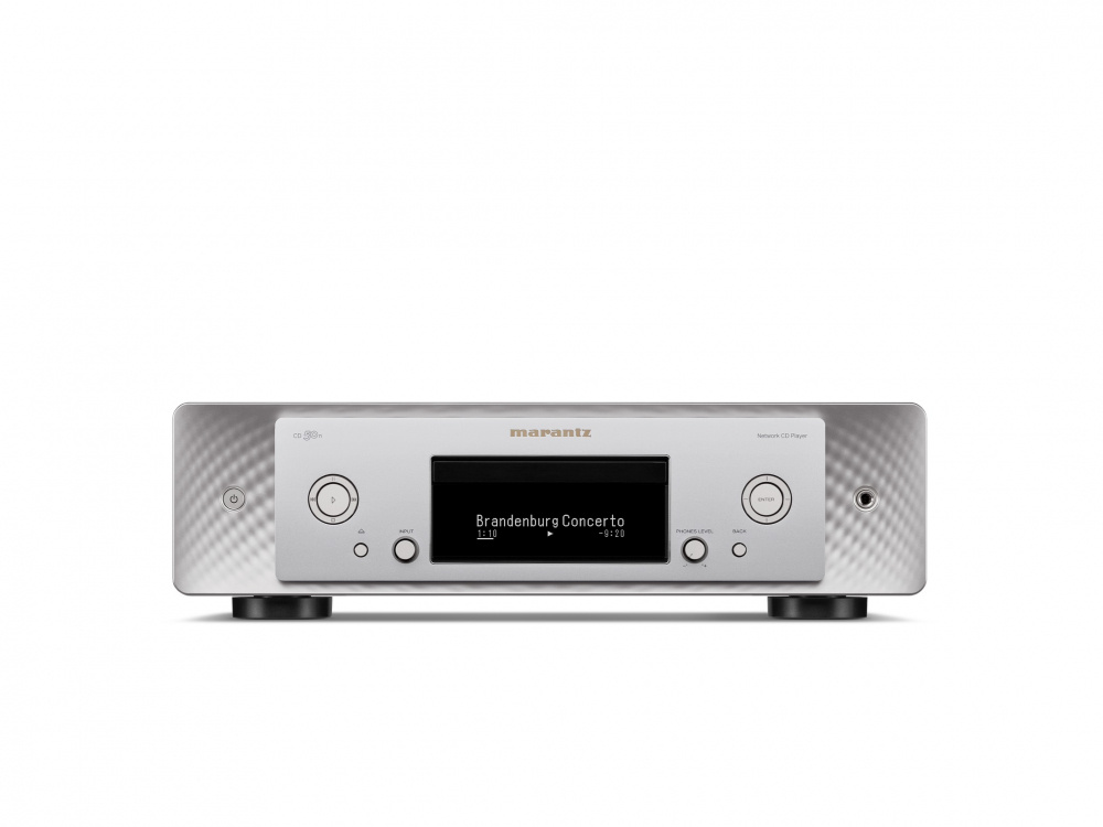 Marantz CD50n CD-spelare med nätverk, silver/guld