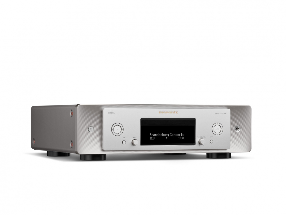 Marantz CD50n CD-spelare med nätverk, silver/guld