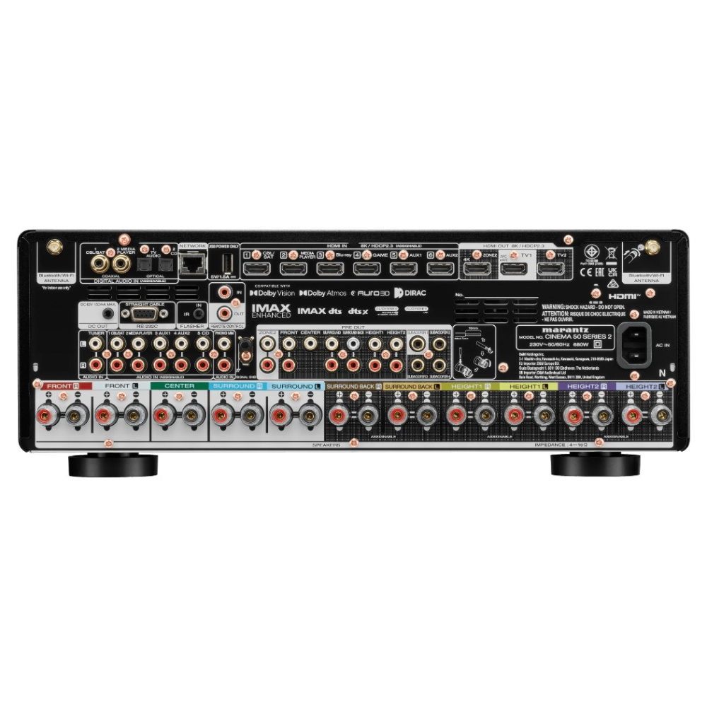 Marantz Cinema 50 S2, 9.4-kanals bioförstärkare, Svart