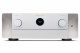 Marantz Cinema 50 9.4-kanalig hemmabioförstärkare, silver En silverfärgad AV-förstärkare med knappar och display.
