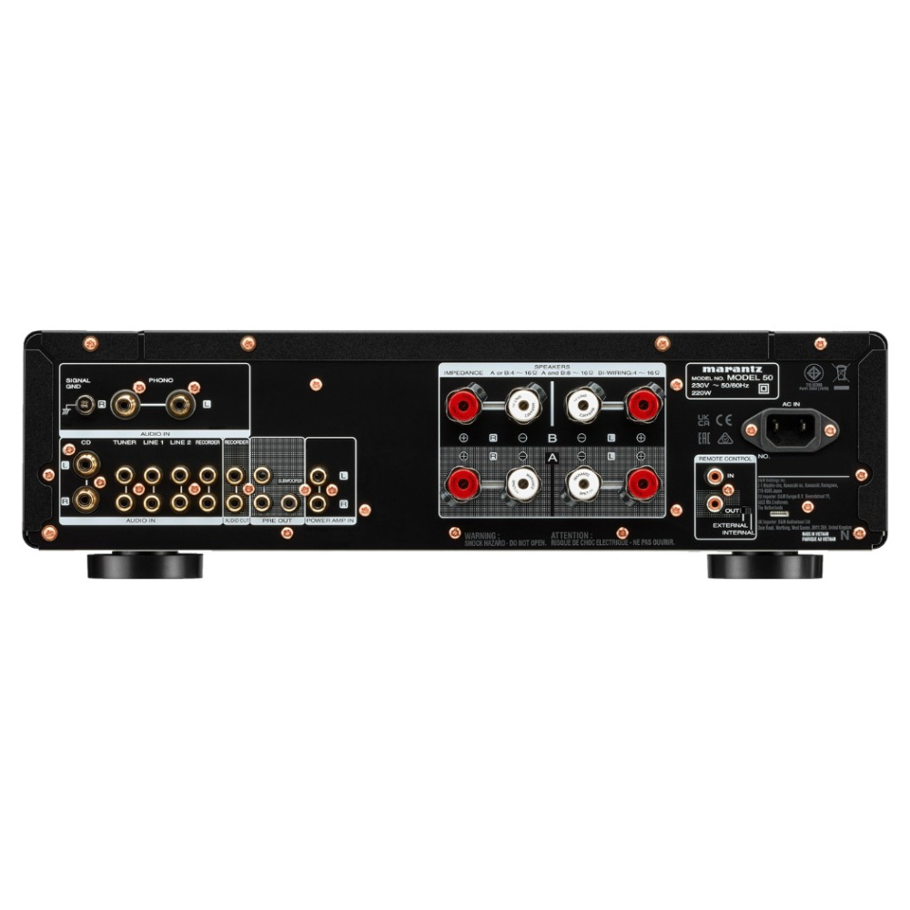 Marantz Model 50 stereoförstärkare med RIAA, svart