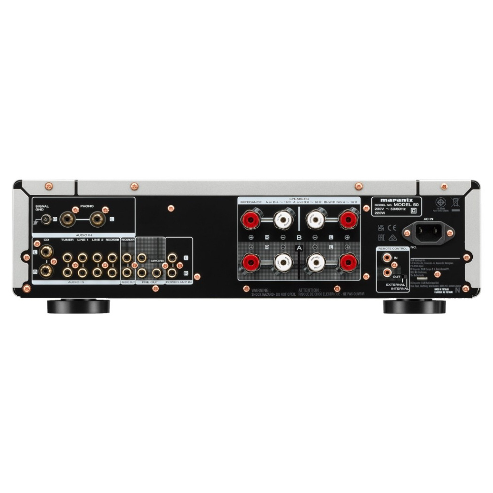 Marantz Model 50 stereoförstärkare med RIAA, silver