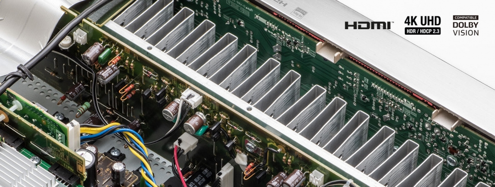 Marantz NR1200 stereoreceiver med nätverk, silver