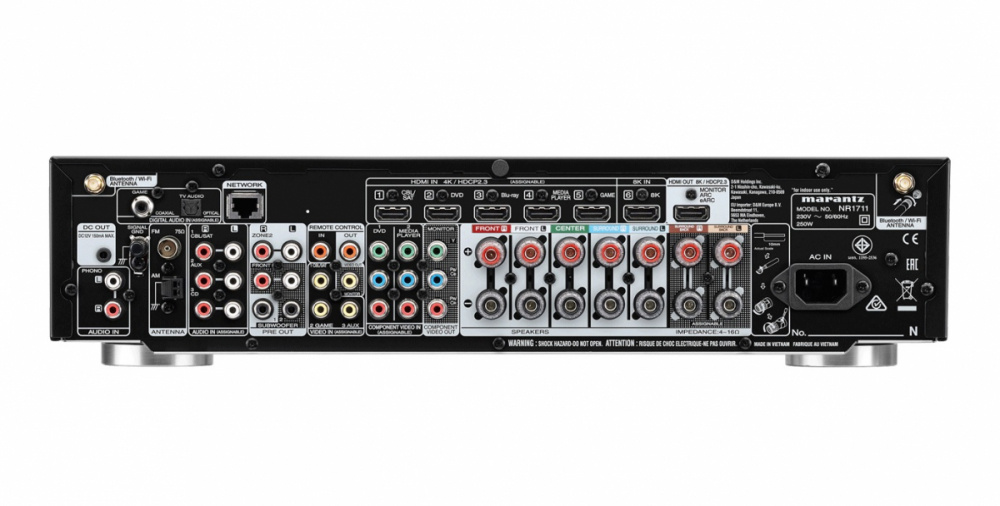 Marantz NR1711 hemmabioförstärkare, silver
