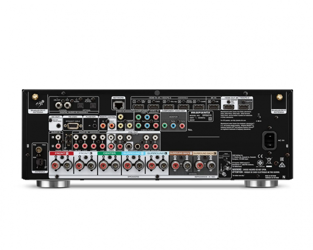 Marantz SR5015 hemmabioförstärkare med FM, silver