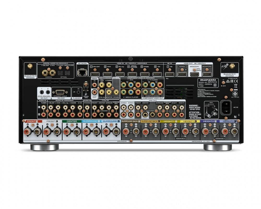 Marantz SR7015 hemmabioförstärkare, svart