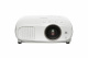 Epson TW-6800 Projektor, demovara En vit projektor med rund lins och kontrollpanel framtill.