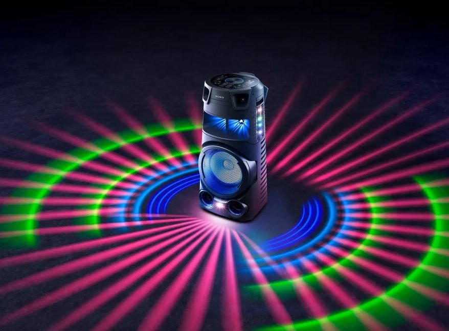 Sony MHC-V73D kraftfull partyhögtalare med CD/DVD-spelare