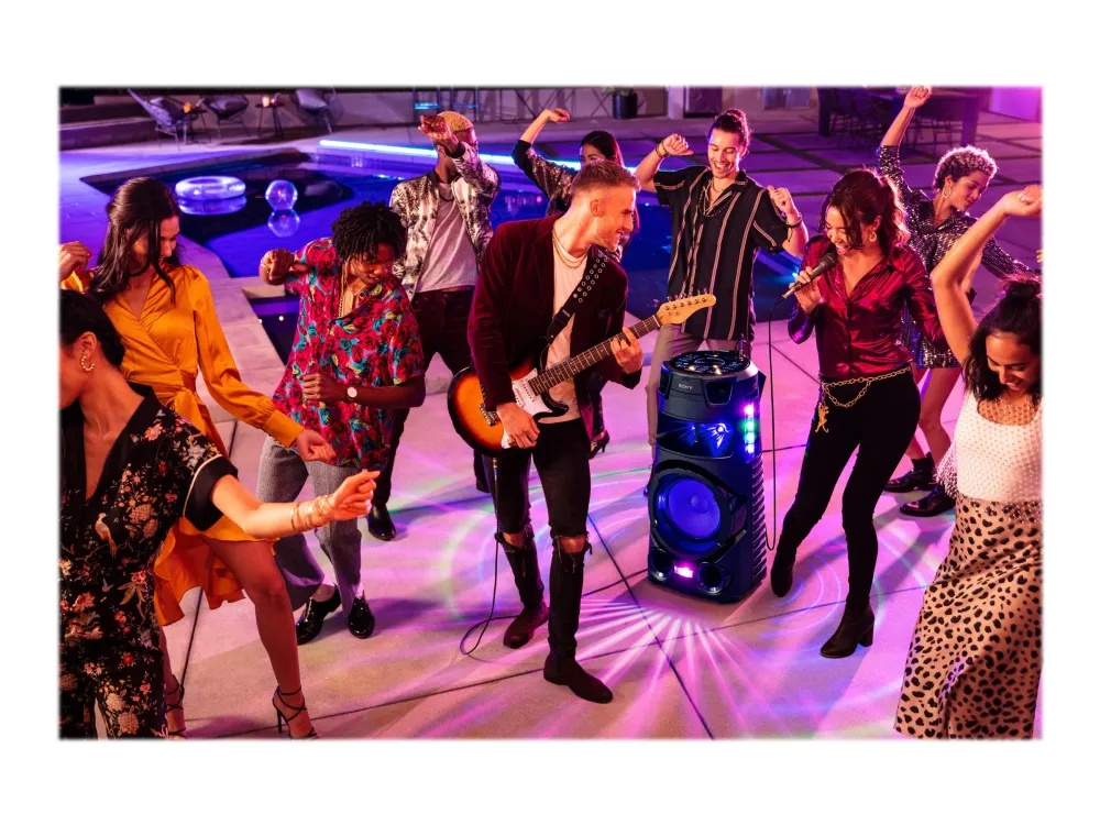 Sony MHC-V73D kraftfull partyhögtalare med CD/DVD-spelare