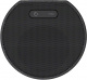 Sony SA-RS5 trådlösa surroundhögtalare med inbyggt batteri, svart Rund svart högtalare med galler och strömknapp, designad för trådlös användning.