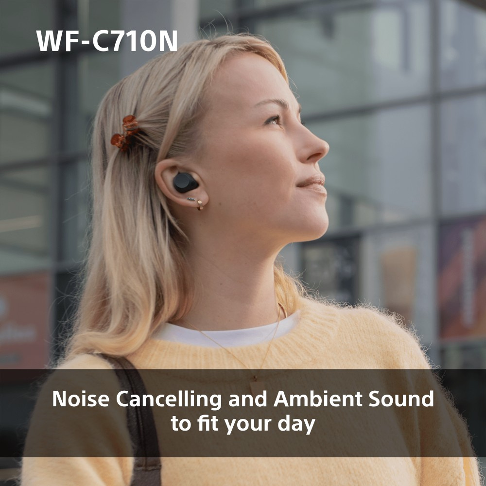SONY WF-C710N true wireless hörlurar, svart