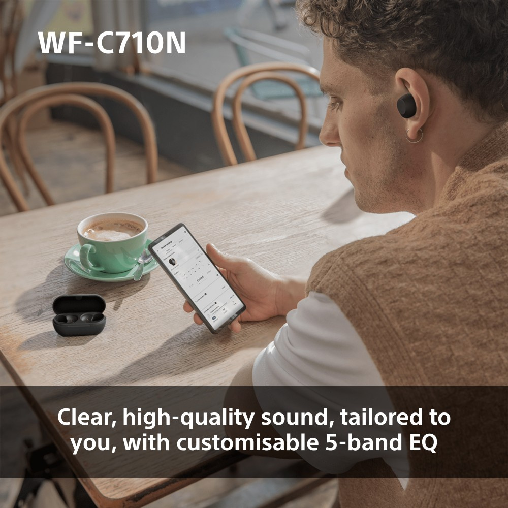SONY WF-C710N true wireless hörlurar, vit