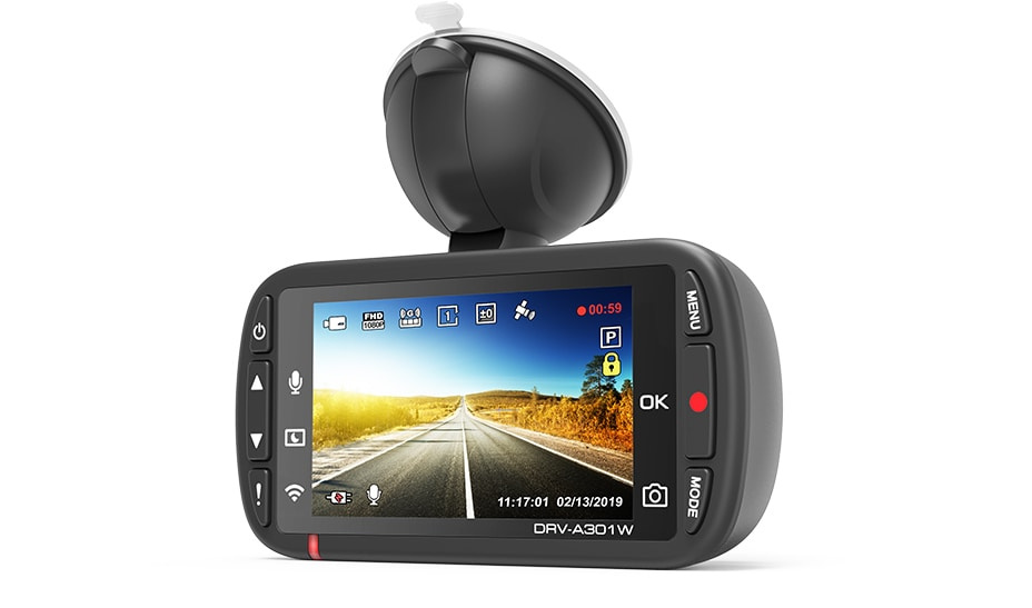 Kenwood DRV-A301W, dashcam