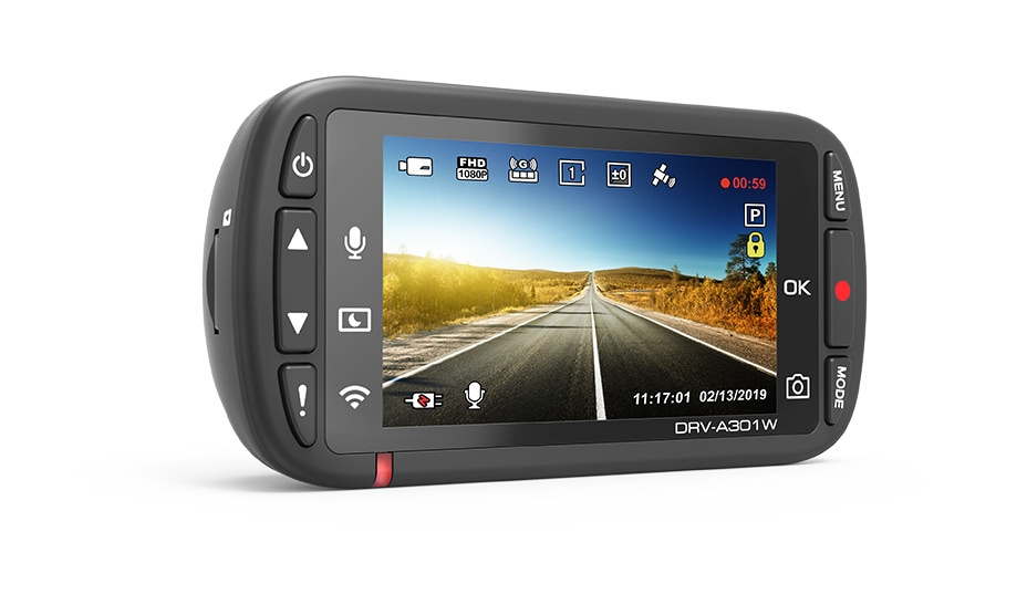 Kenwood DRV-A301W, dashcam