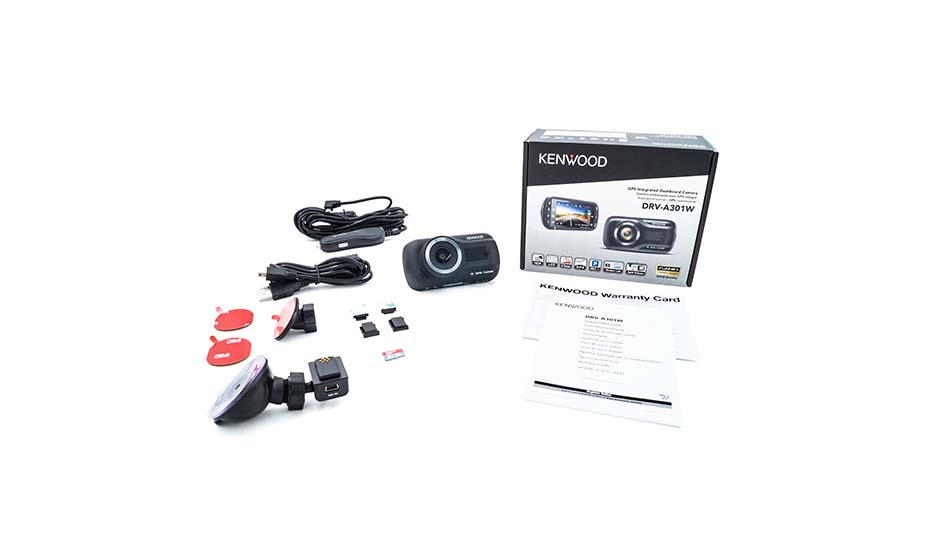 Kenwood DRV-A301W, dashcam