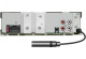 Kenwood KDC-BT760DAB, bilstereo med Bluetooth och DAB+ Baksidan av en Kenwood KDC-BT760DAB med anslutningar för installation.