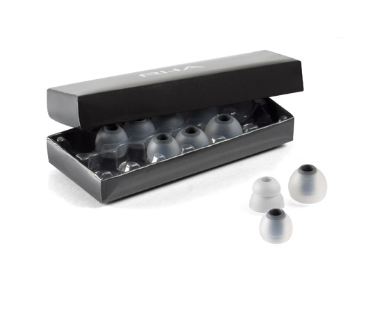 RHA MA450 vit inear hörlur med mic/iPhone fjärr