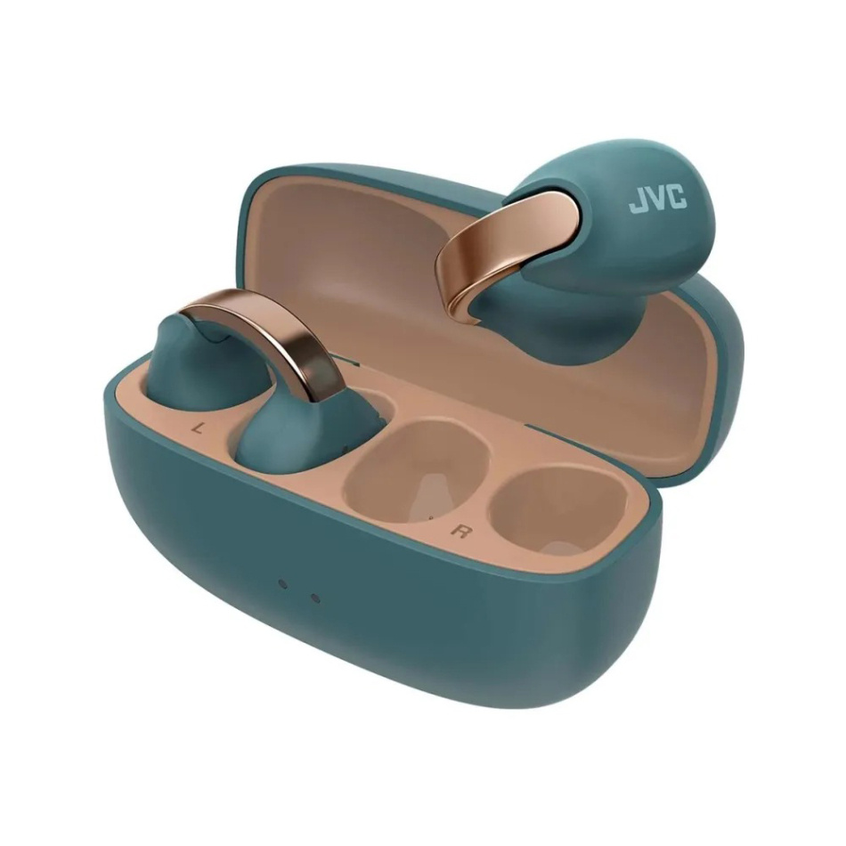 JVC HA-NP1T trådlösa hörlurar, blå