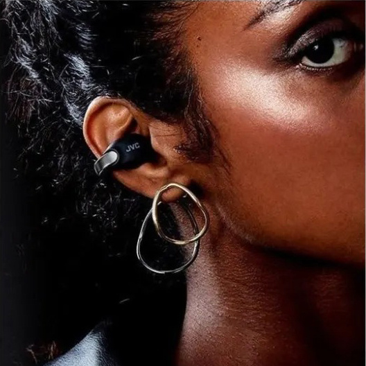 JVC HA-NP1T trådlösa hörlurar, svart