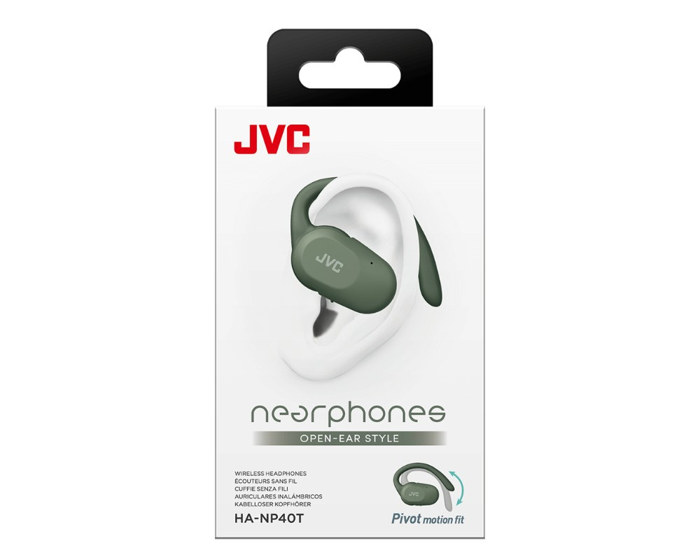 JVC HA-NP40T trådlösa hörlurar, grön