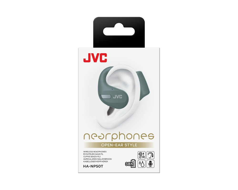 JVC HA-NP50T trådlösa hörlurar, grön