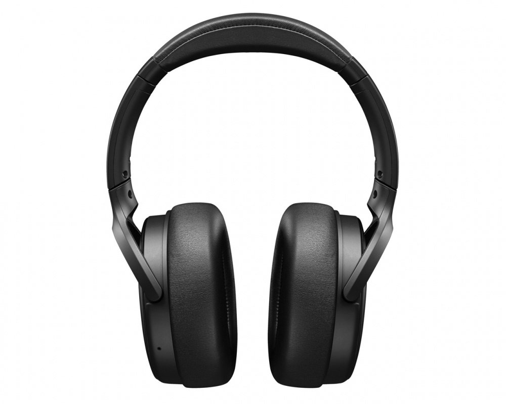 Trådlösa hörlurar med över-ear design och brusreducering.