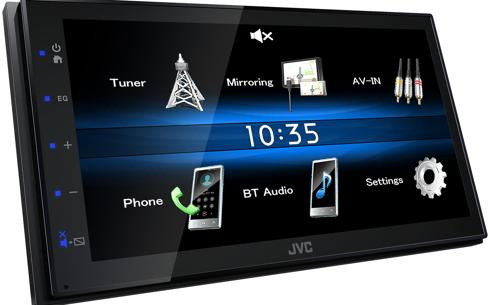 JVC KW-M25BT, bilstereo med Bluetooth, 6,8