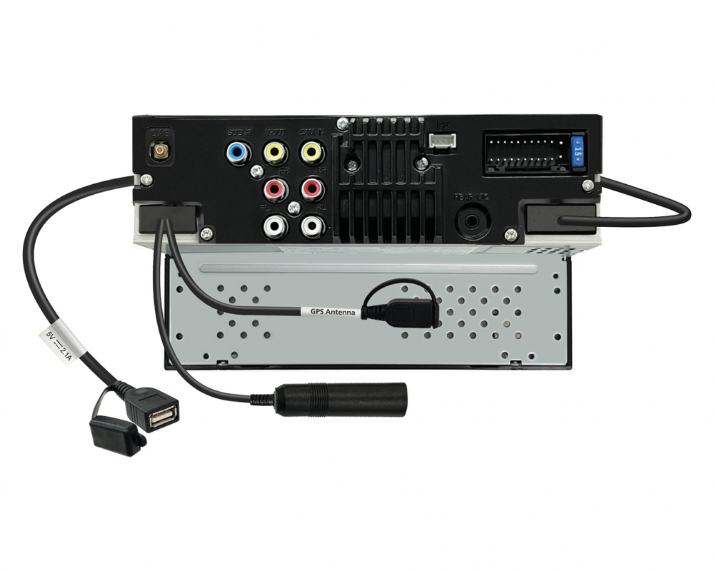 JVC KW-M695DBW, bilstereo med DAB, trådlös Carplay & Android Auto, returexemplar