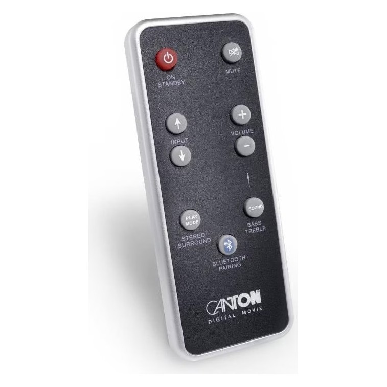 Canton DM 9, slimmad soundbar med virtuell surround, vit