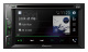 Pioneer AVH-Z3200DAB, bilstereo med Apple CarPlay, Bluetooth och DAB+ Bilstereo med pekskärm, visning av låtar och appar, Apple CarPlay och Bluetooth-funktioner.