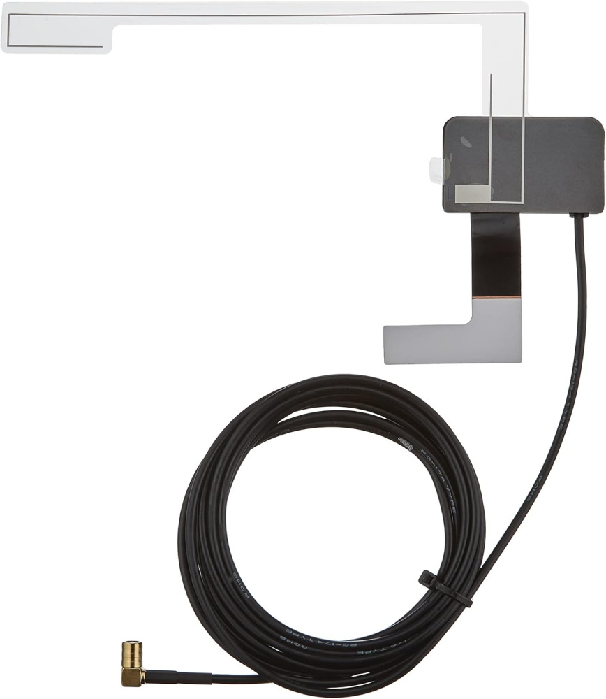 DAB-antenn med kabel och kontakt för radiosignal.