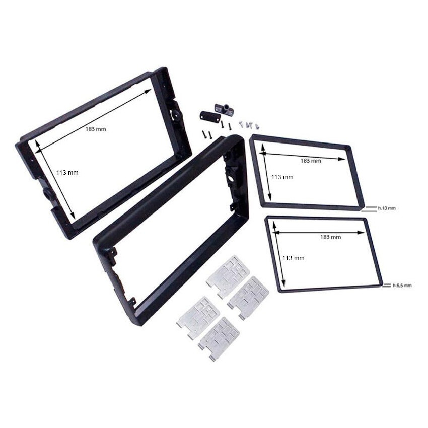 Pioneer 2-DIN till 9-tum adapter, för SPH-PF97BT