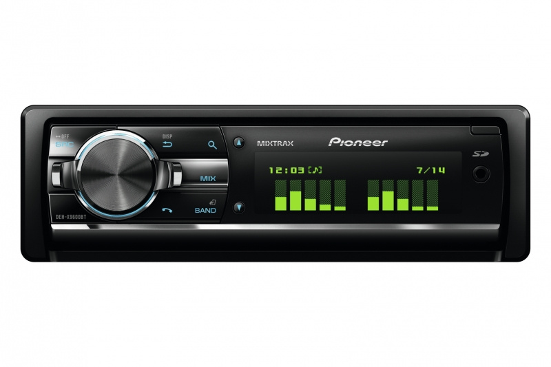 Pioneer DEH-X9600BT, bilstereo med CD, Bluetooth och 3 par lågnivå