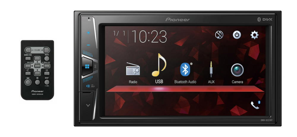 Pioneer DMH-G221BT, bilstereo med Bluetooth och handsfree