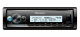 Pioneer MVH-MS510BT, marinstereo med Bluetooth Marinstereo med Bluetooth, LCD-display och flera knappar för ljudkontroll och funktioner.