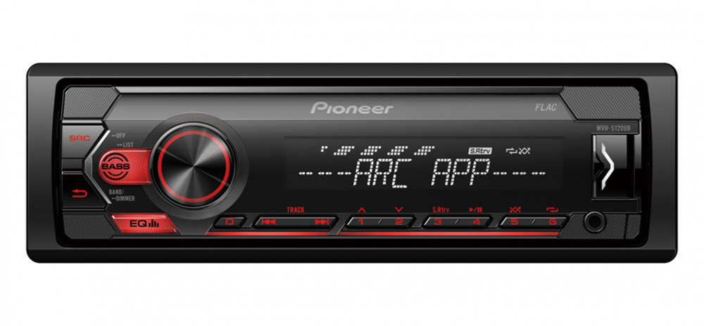 Pioneer MVH-S120UB, bilradio med AUX och USB, returexemplar