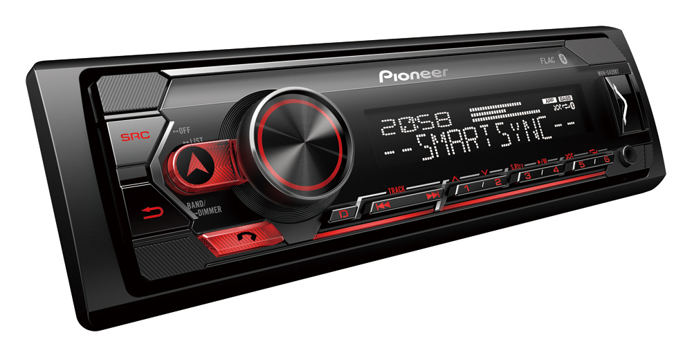 Pioneer MVH-S420BT, bilstereo med Bluetooth, AUX och USB, returexemplar