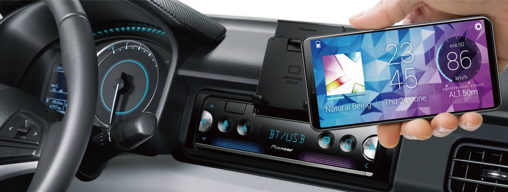 Pioneer SPH-10BT, bilstereo med Bluetooth och USB, fraktskadad kartong