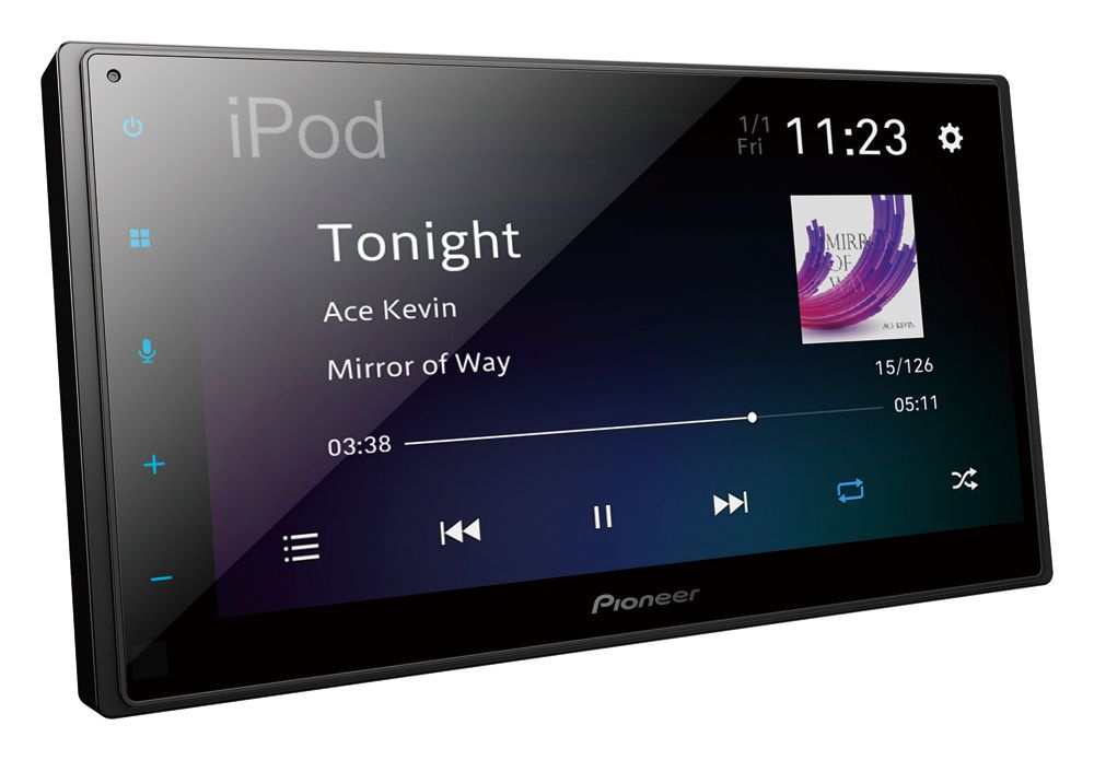 Pioneer SPH-DA150BT, bilstereo med CarPlay, Android Auto och Bluetooth, returexemplar