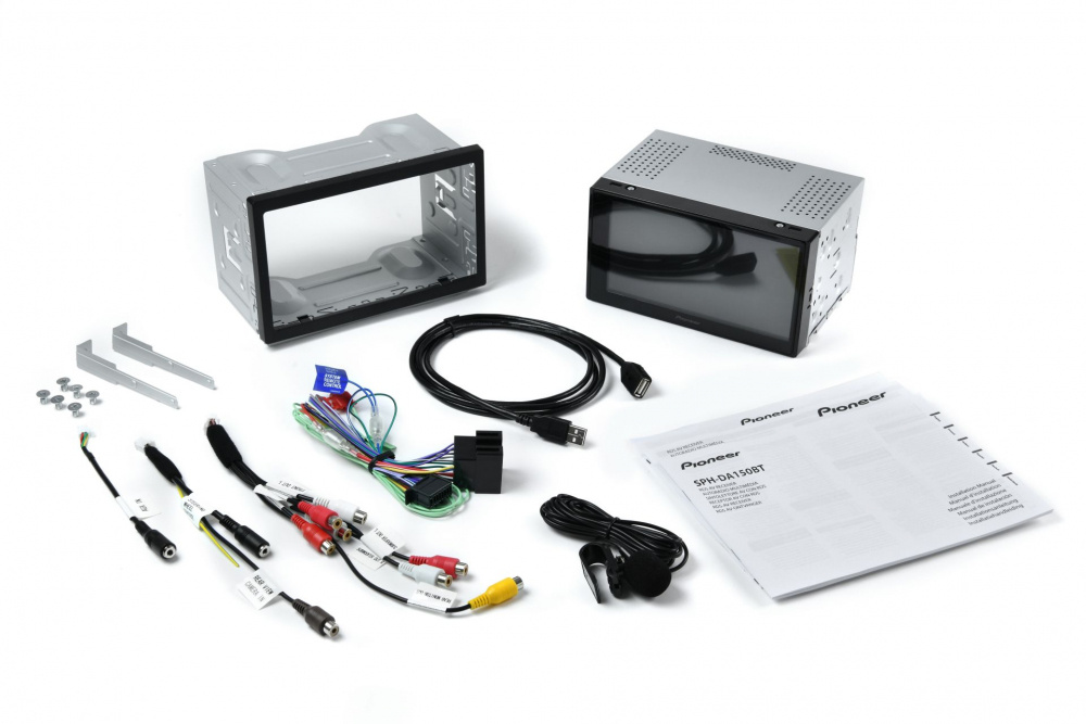 Pioneer SPH-DA150BT, bilstereo med CarPlay, Android Auto och Bluetooth, returexemplar