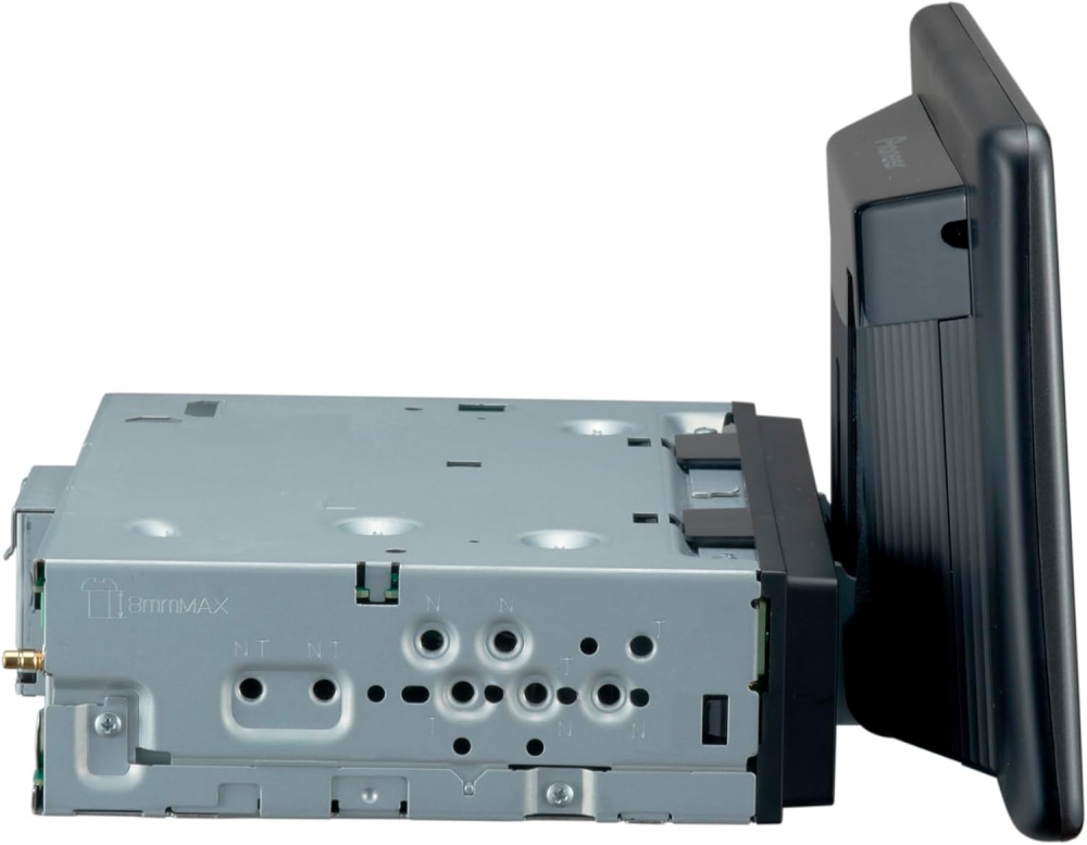 9-tums bilstereo med trådlös CarPlay och Android Auto.