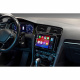 Pioneer SPH-EVO950DAB-VAG, modellanpassad stereo med 9\ Kabinett med bilstereo och skärm för Apple CarPlay i en VW.