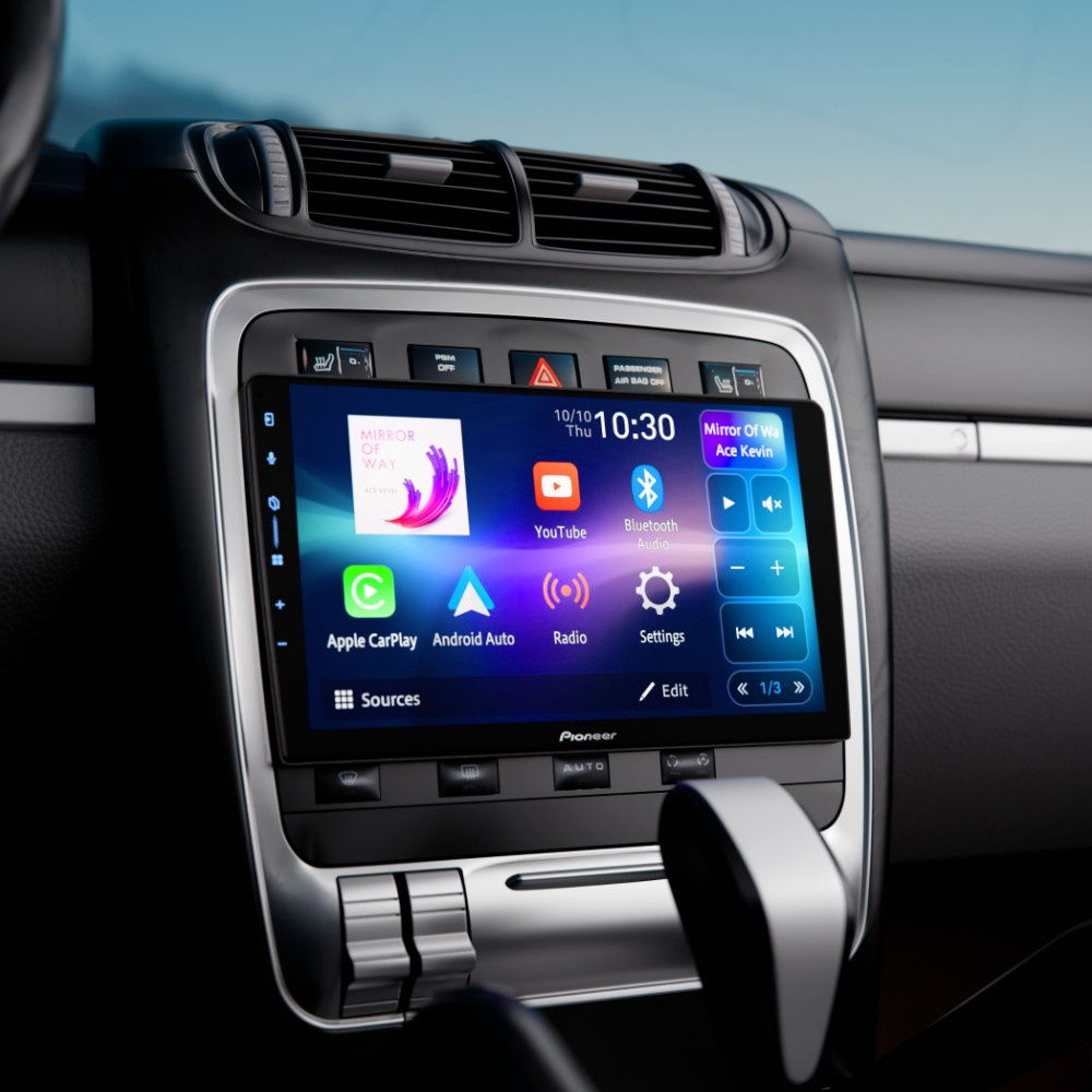 Pioneer SPH-PF97BT, 9-tums bilstereo med trådlös CarPlay/Android Auto