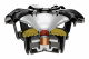Pioneer TS-ME100WS, 10tums Open-Air marinbas, 4 Ohm Snittbild av en 10-tums marinbas med detaljerad konstruktion.