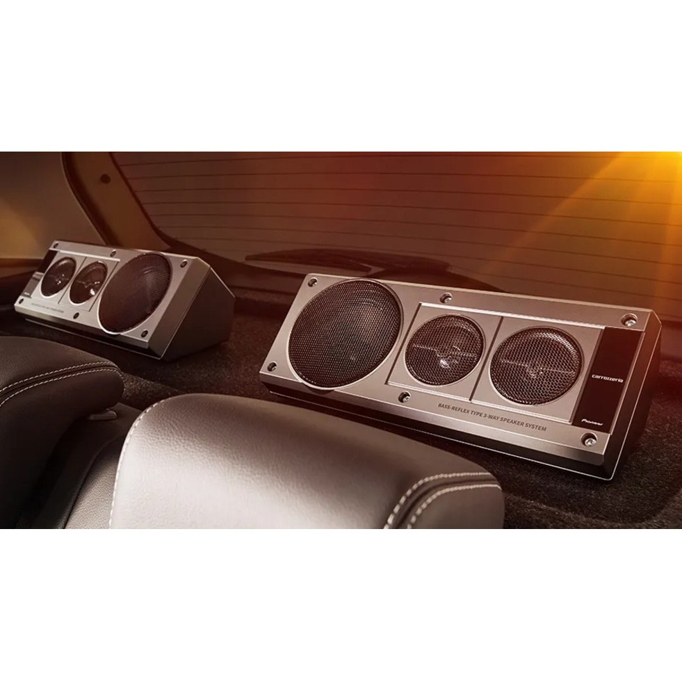 Pioneer TS-X40SXT 3-vägs lådhögtalare med retrodesign, par