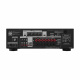 Pioneer VSX-835DAB  hemmabioförstärkare med DAB-radio, svart Baksidan av en svart hemmabioförstärkare med portar och anslutningar.