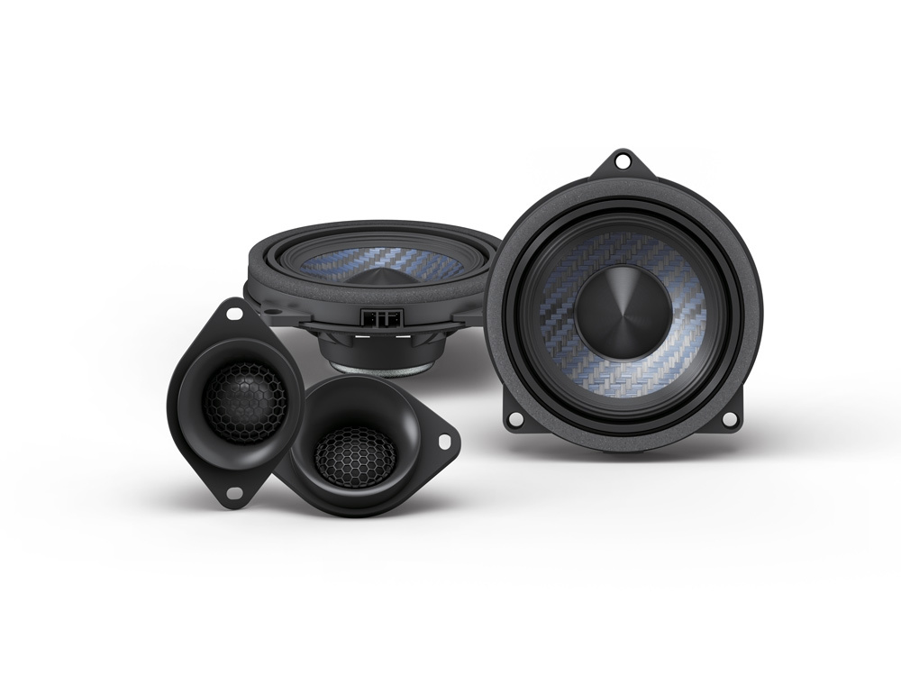 Alpine DP2-45C-B, 4 tums kitsystem till BMW