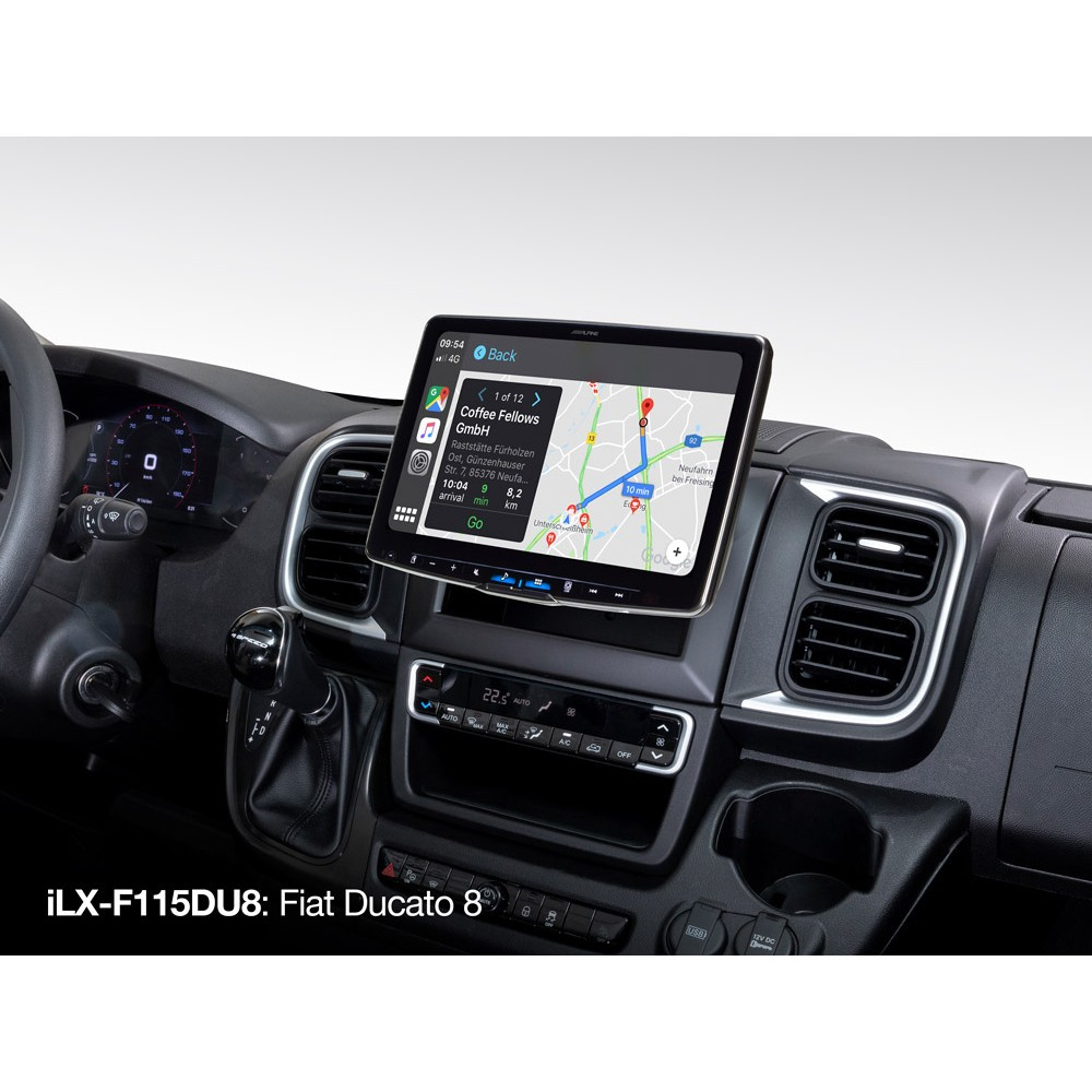 Alpine iLX-F115DU8 (Halo 11), bilstereo till Ducato 8 med CarPlay och DAB+
