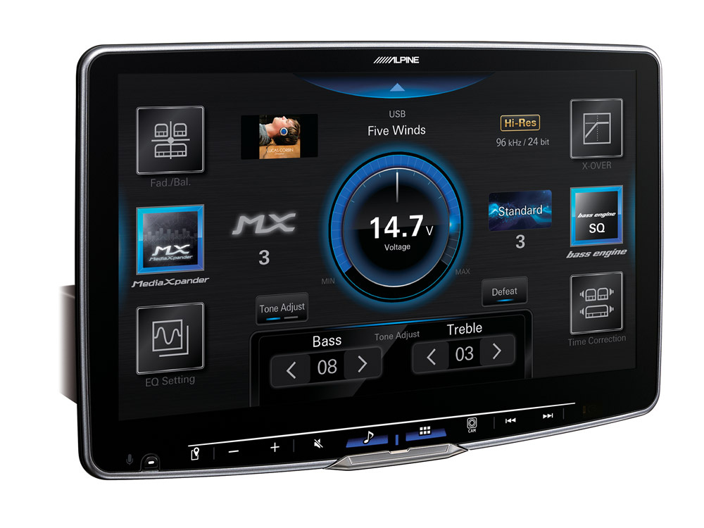 Alpine iLX-F115KIT-DU (Halo 11), bilstereo till Fiat Ducato -21 med CarPlay och DAB+