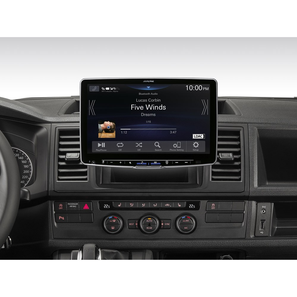 Alpine ILX-F115T6 (Halo 11), modellanpassad bilstereo med CarPlay och DAB+